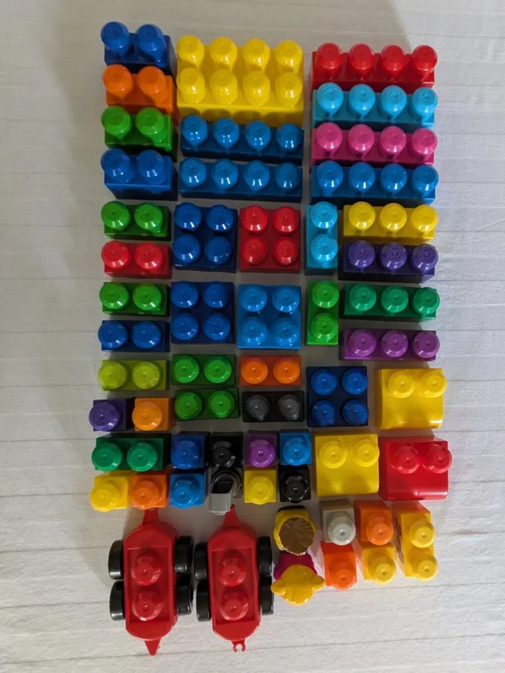 Barrel of Mega Bloks Building Bloks for Beginning Builders Ages 1+